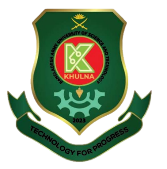 Bangladesh Army University of Science & Technology, Khulna logo