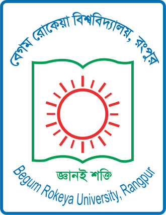 Begum Rokeya University logo